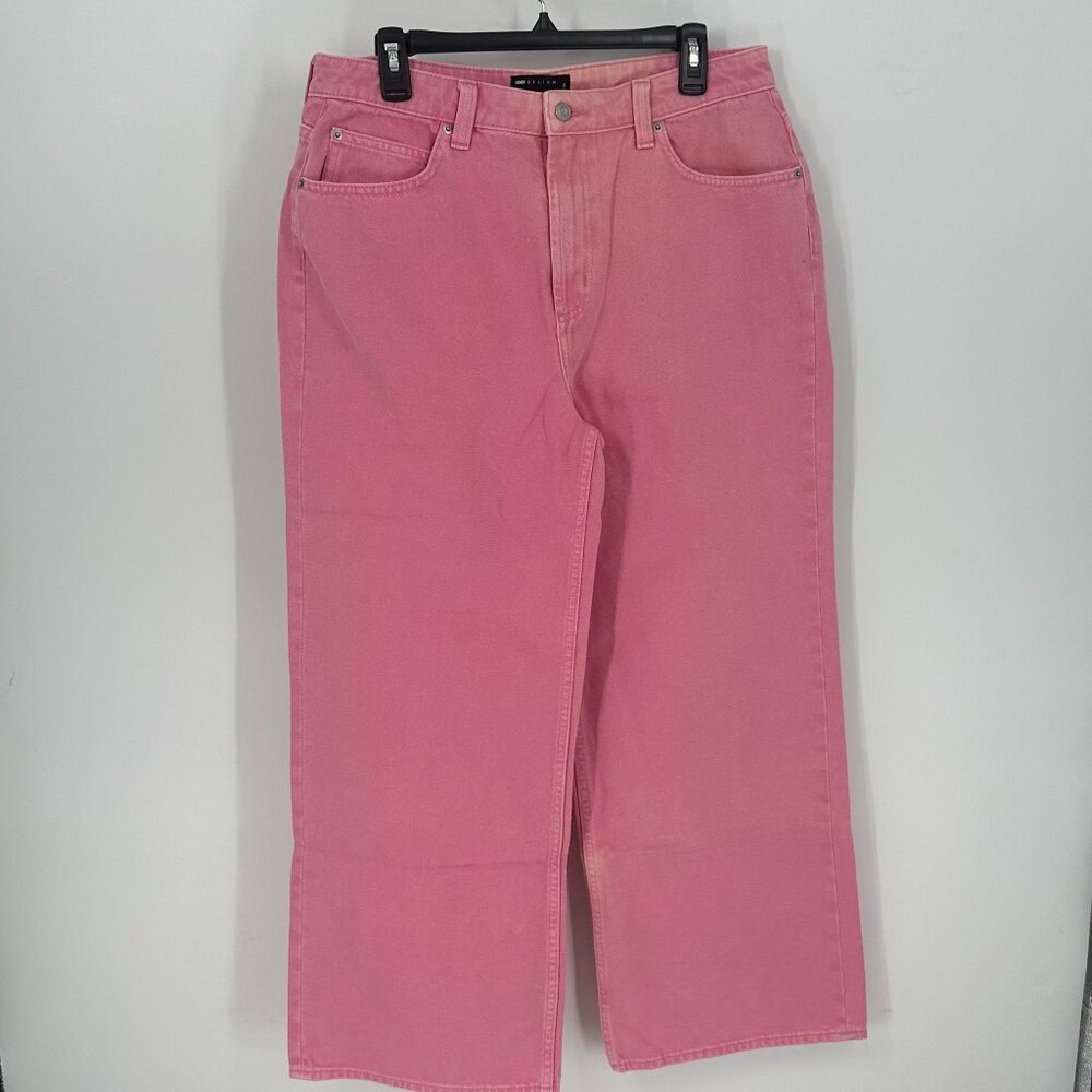Women's ASOS DESIGN Dad Jeans In Hot Pink 32/30